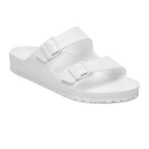 Birkenstock White Slide Sandals